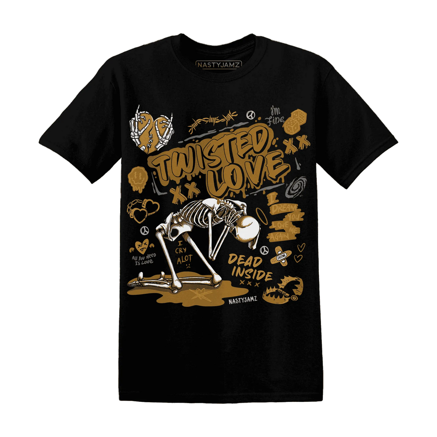 NastyJamz-Wheat-13s-T-Shirt-Match-Twisted-Love