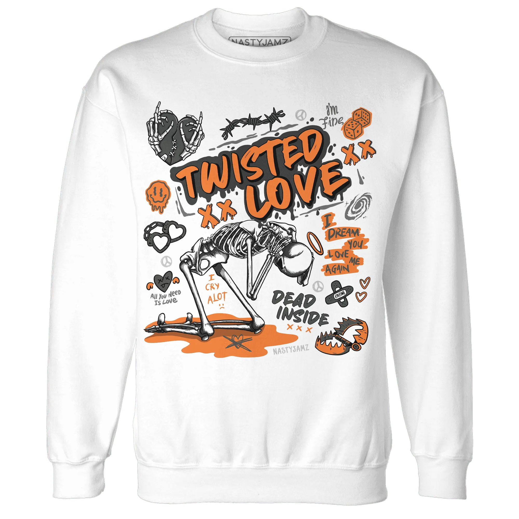 NastyJamz-Fear-Pack-3s-Sweatshirt-Match-Twisted-Love