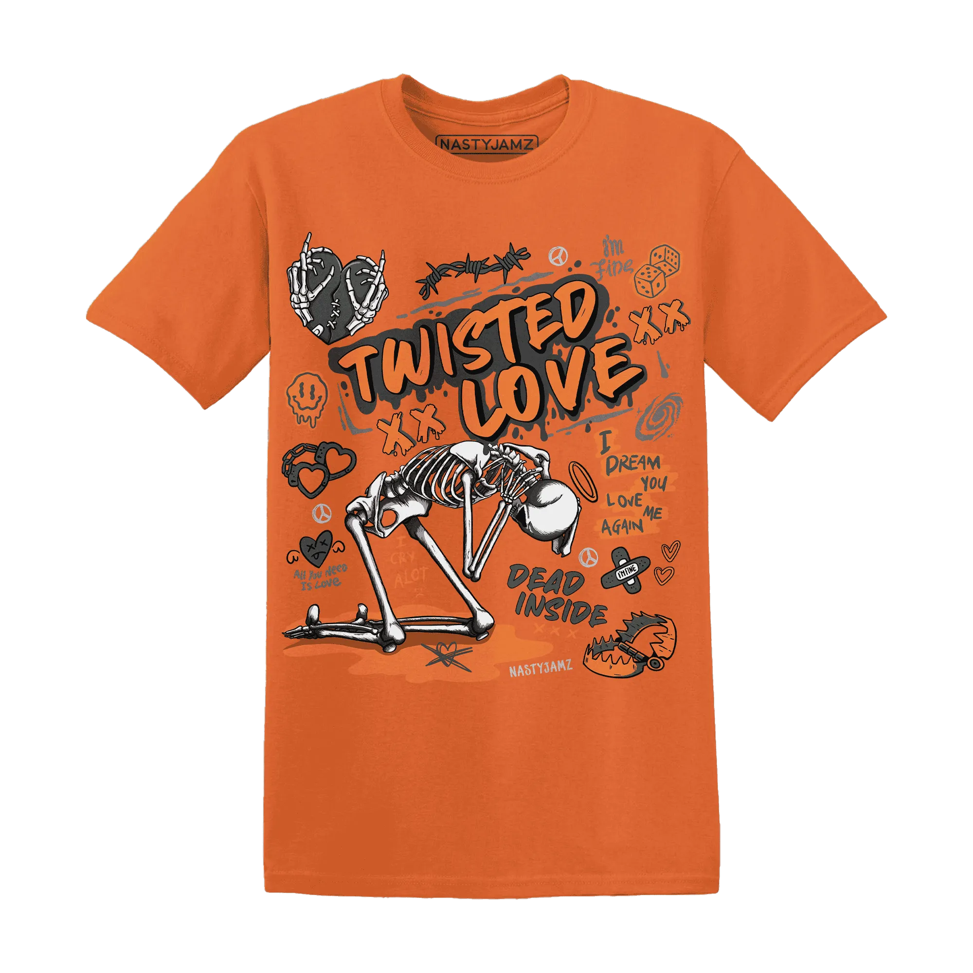 NastyJamz-Fear-Pack-3s-T-Shirt-Match-Twisted-Love