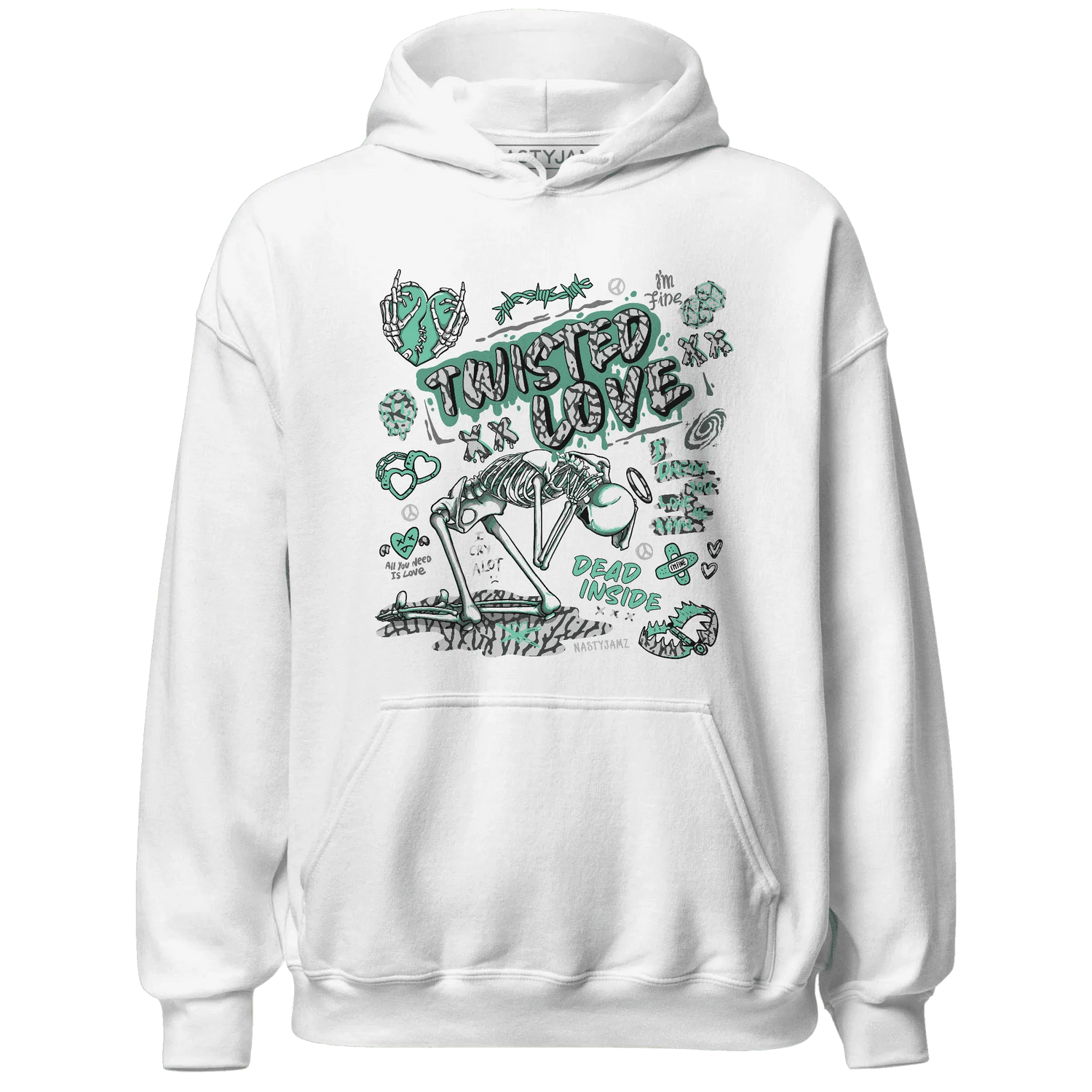 NastyJamz-Green-Glow-3s-Hoodie-Match-Twisted-Love
