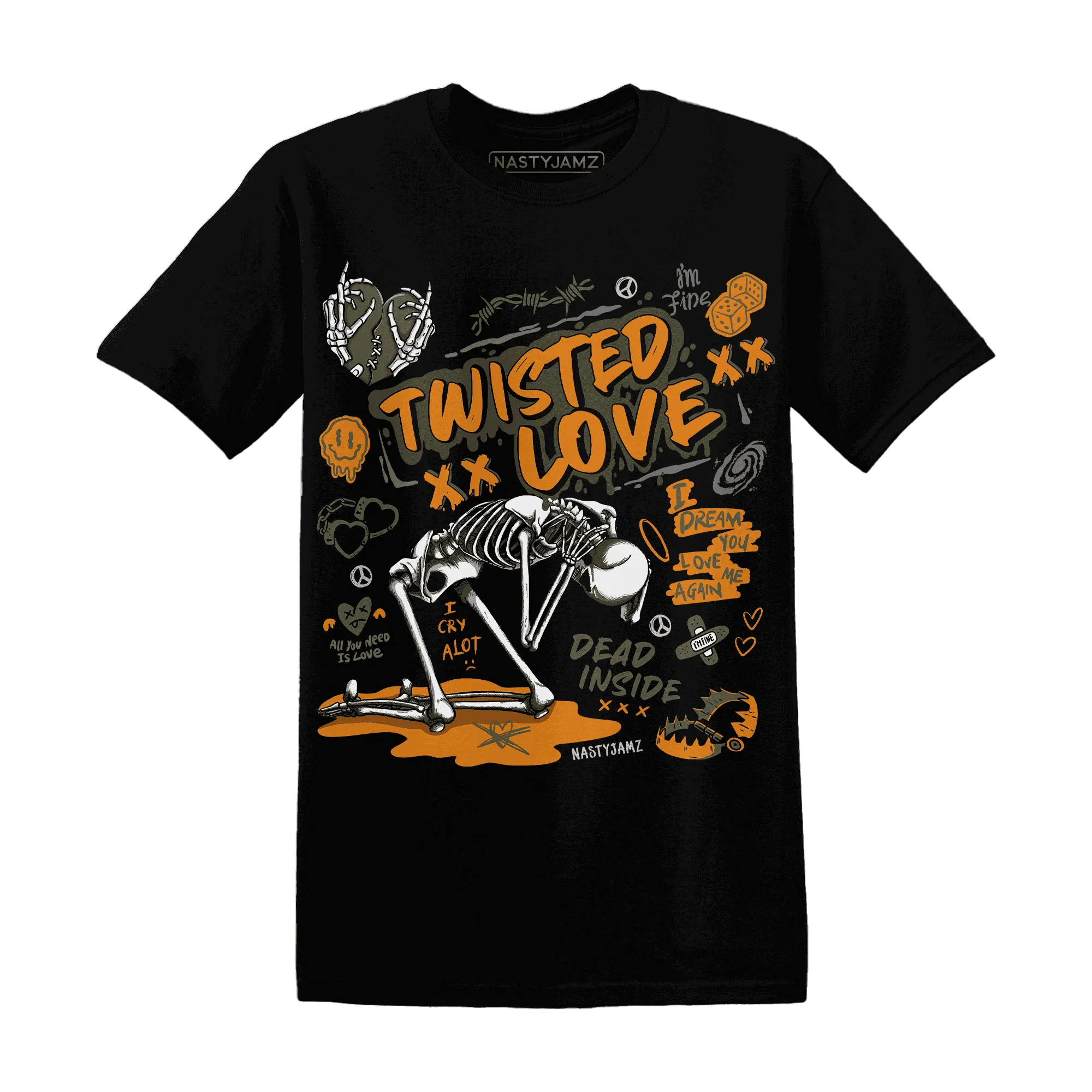 NastyJamz-Olive-5s-T-Shirt-Match-Twisted-Love