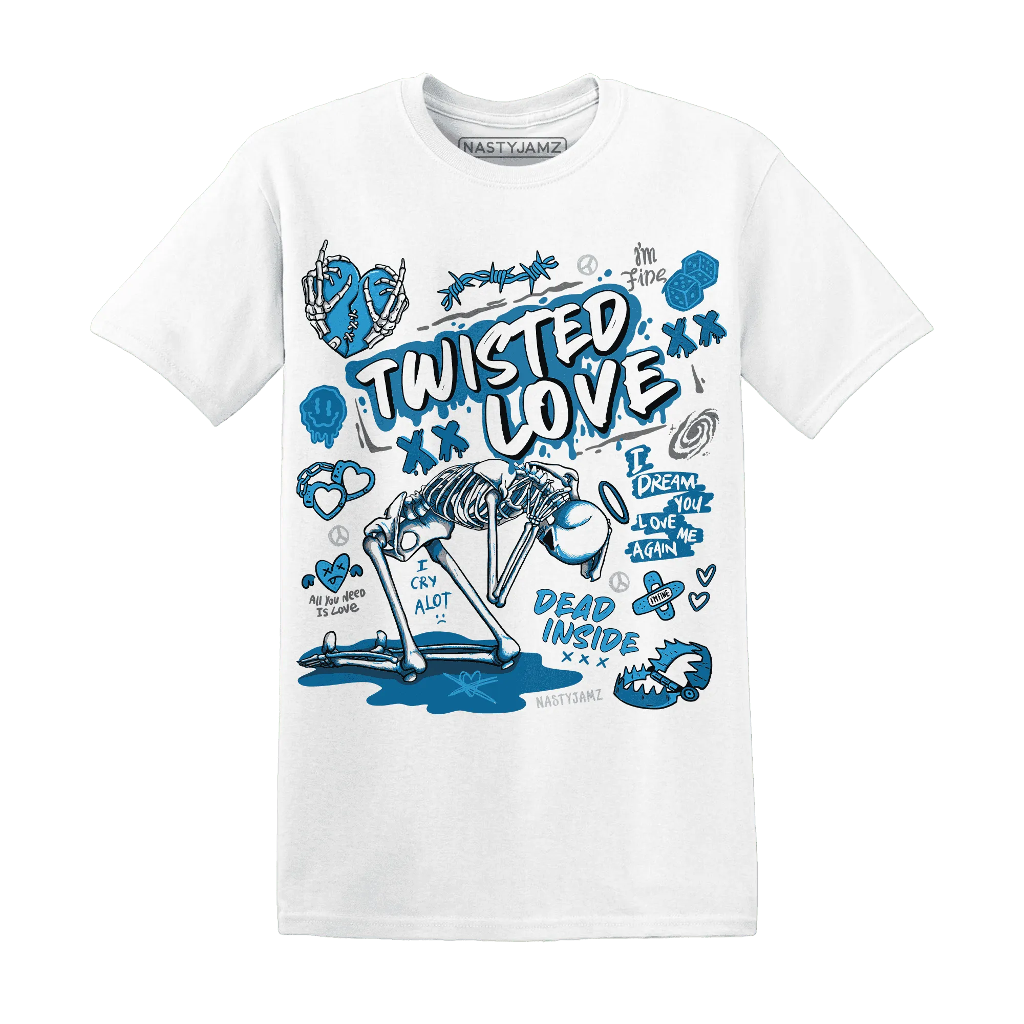 NastyJamz-Powder-Blue-9s-T-Shirt-Match-Twisted-Love