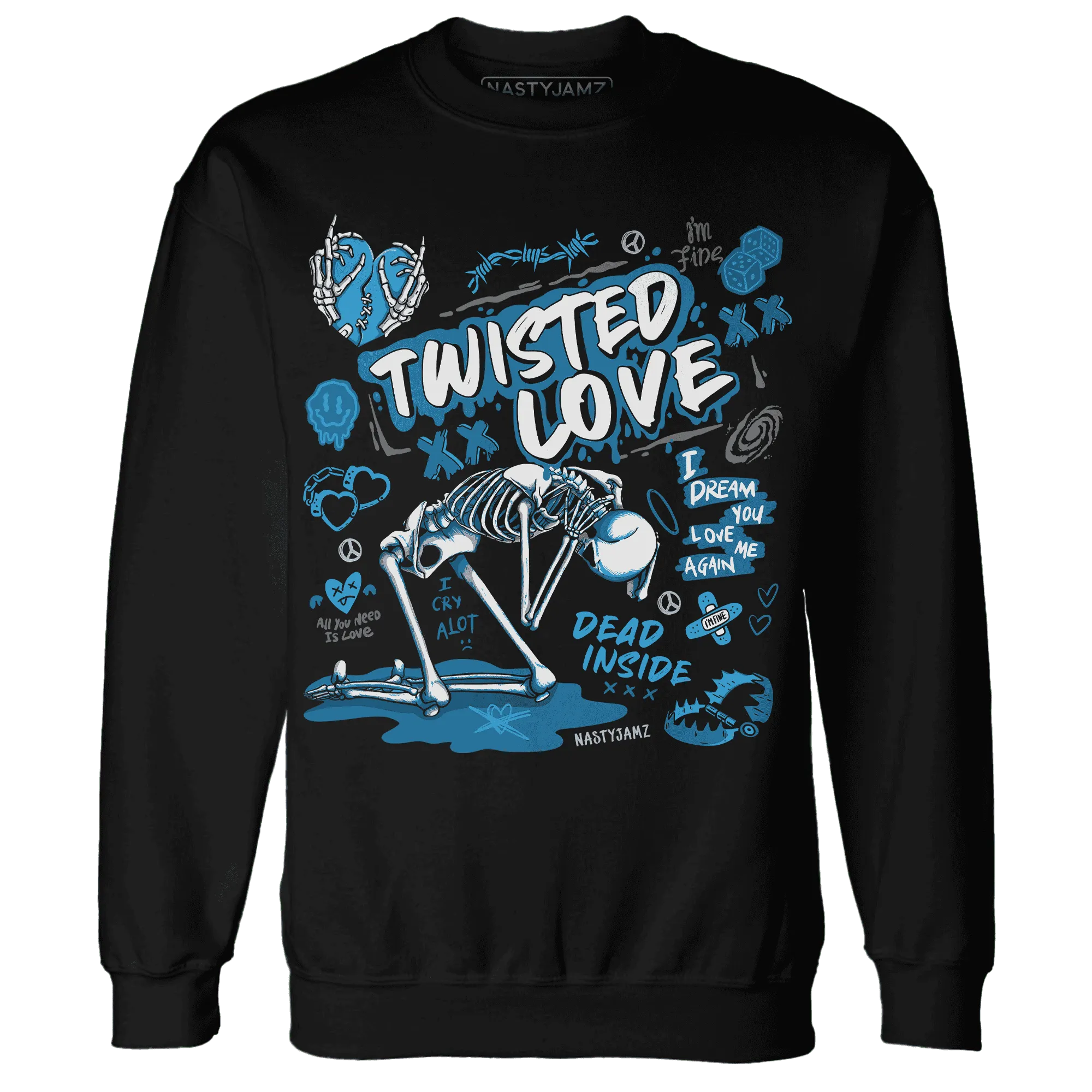 NastyJamz-Powder-Blue-9s-Sweatshirt-Match-Twisted-Love