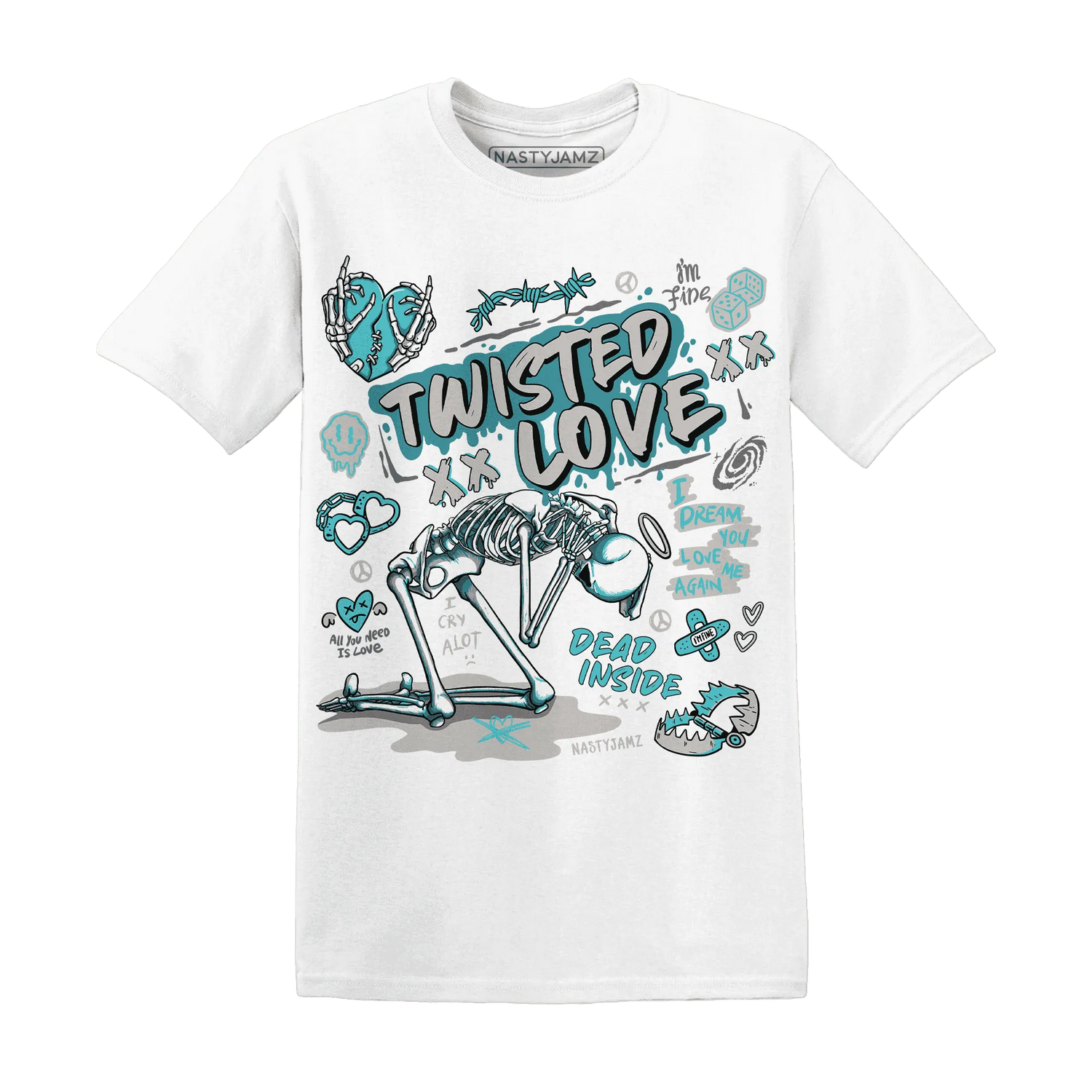 NastyJamz-NBL-Cyan-Burst-9060-T-Shirt-Match-Twisted-Love