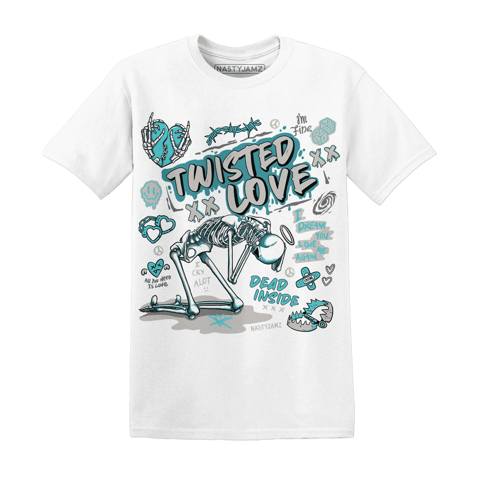 NastyJamz-NBL-Cyan-Burst-9060-T-Shirt-Match-Twisted-Love
