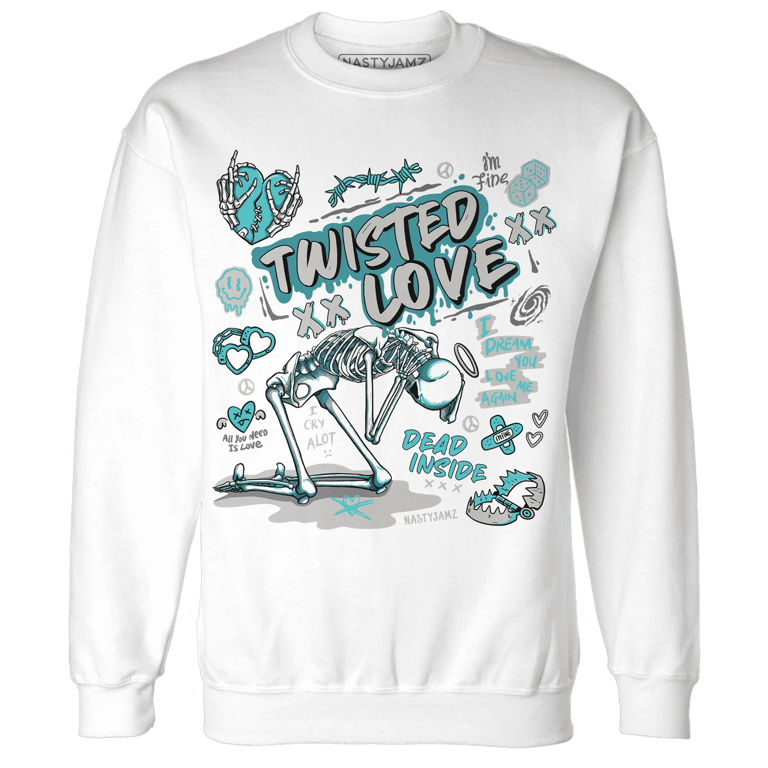 NastyJamz-NBL-Cyan-Burst-9060-Sweatshirt-Match-Twisted-Love
