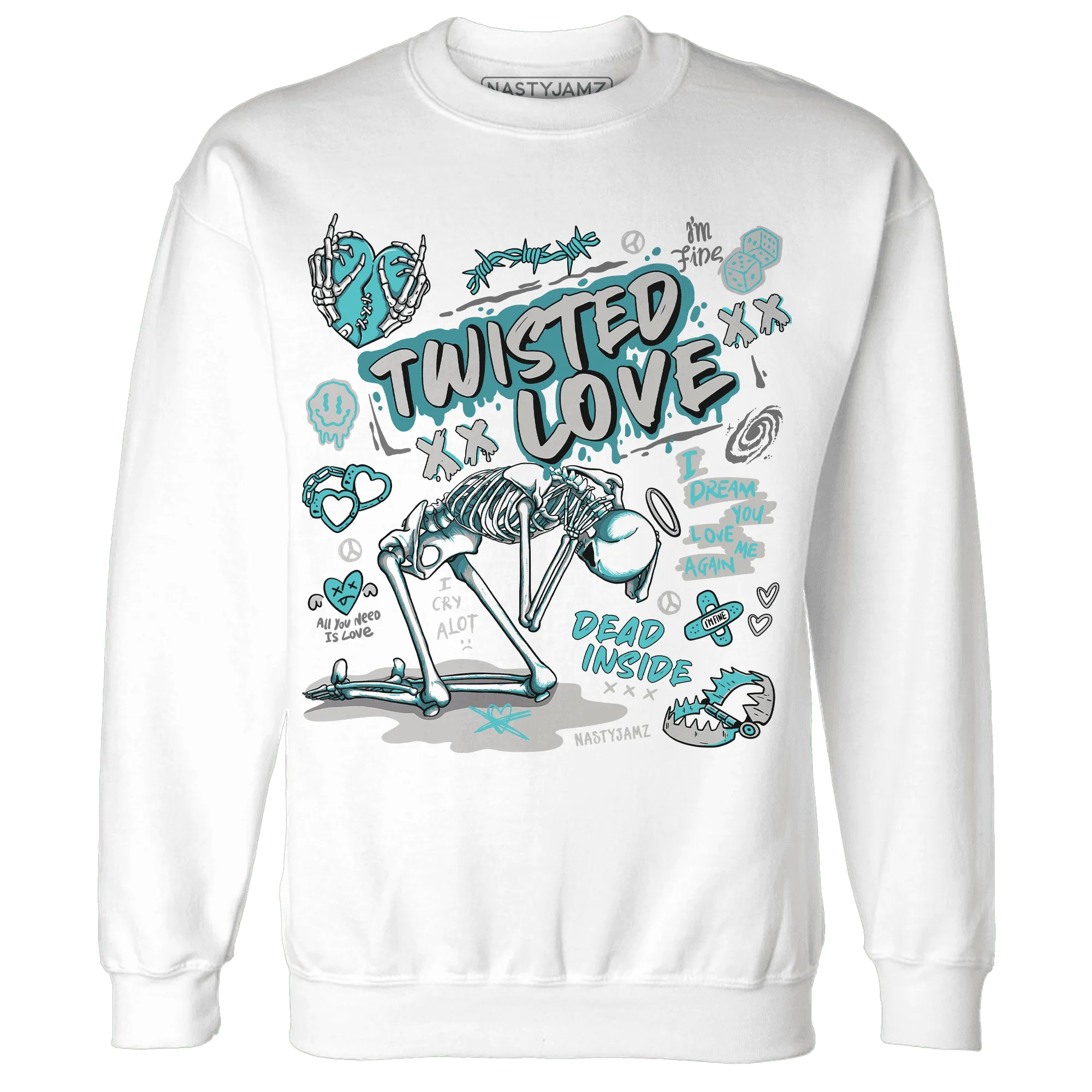 NastyJamz-NBL-Cyan-Burst-9060-Sweatshirt-Match-Twisted-Love