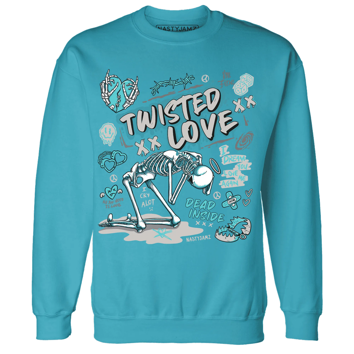 NastyJamz-NBL-Cyan-Burst-9060-Sweatshirt-Match-Twisted-Love
