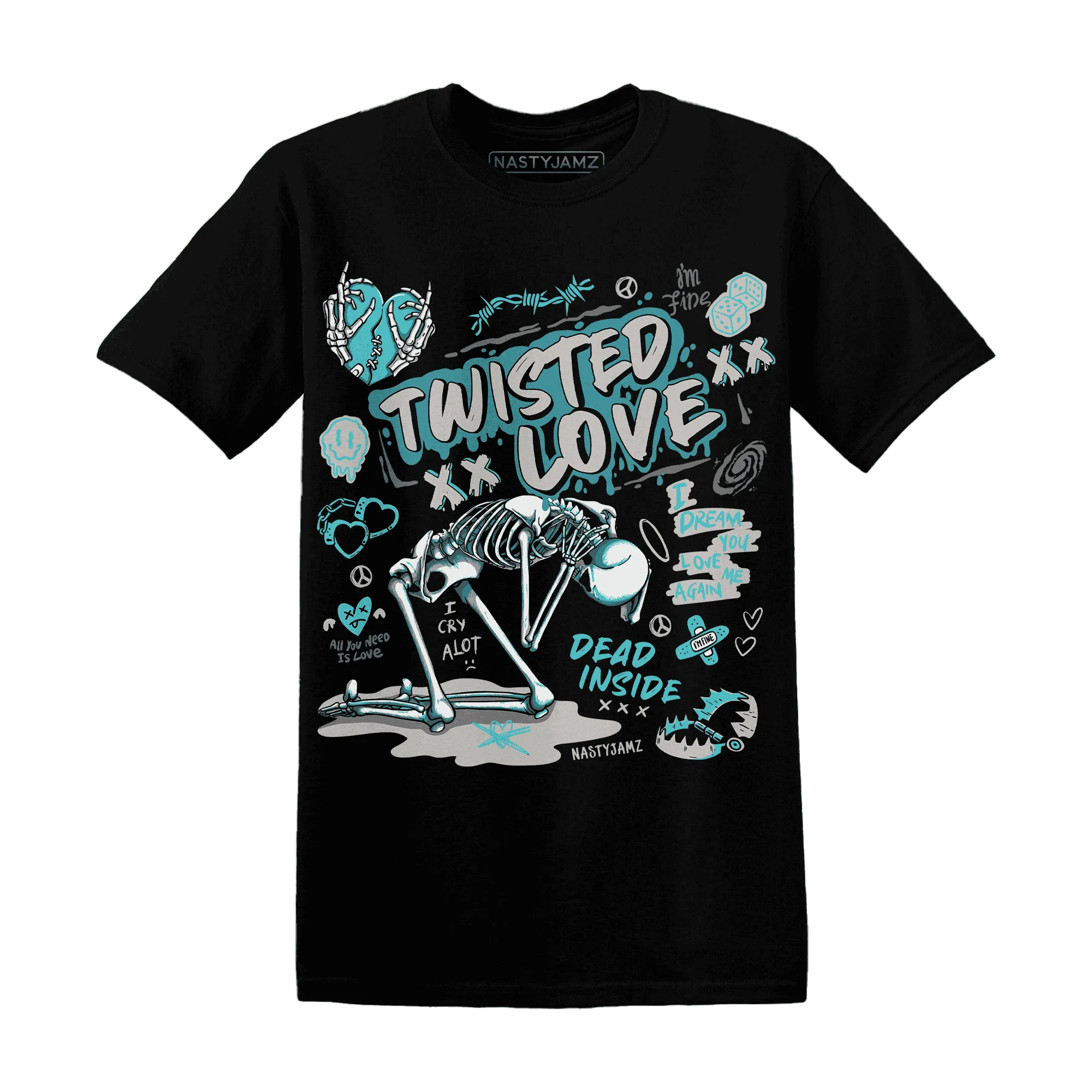NastyJamz-NBL-Cyan-Burst-9060-T-Shirt-Match-Twisted-Love