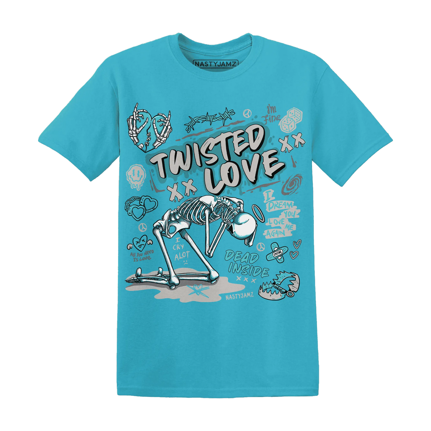 NastyJamz-NBL-Cyan-Burst-9060-T-Shirt-Match-Twisted-Love