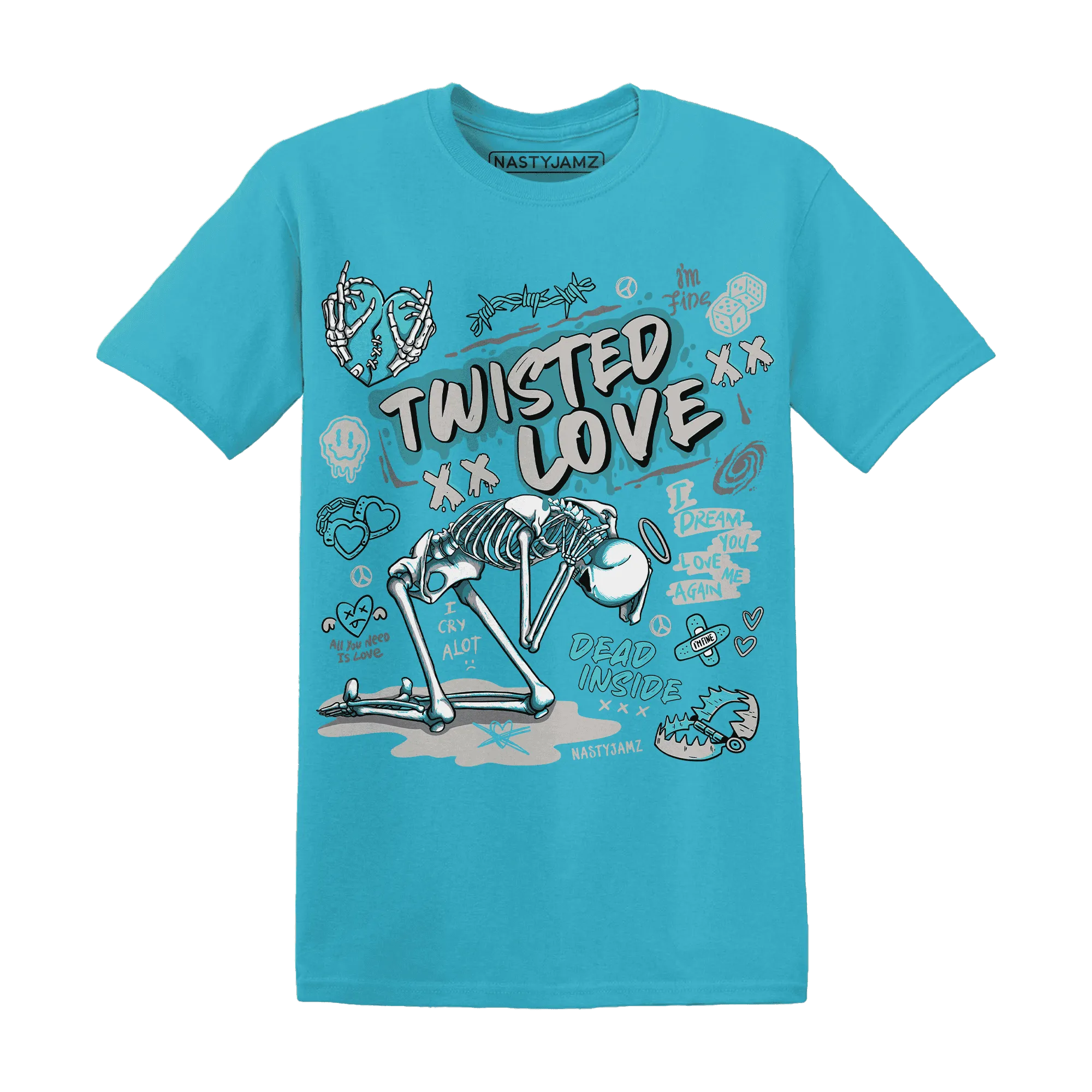 NastyJamz-NBL-Cyan-Burst-9060-T-Shirt-Match-Twisted-Love