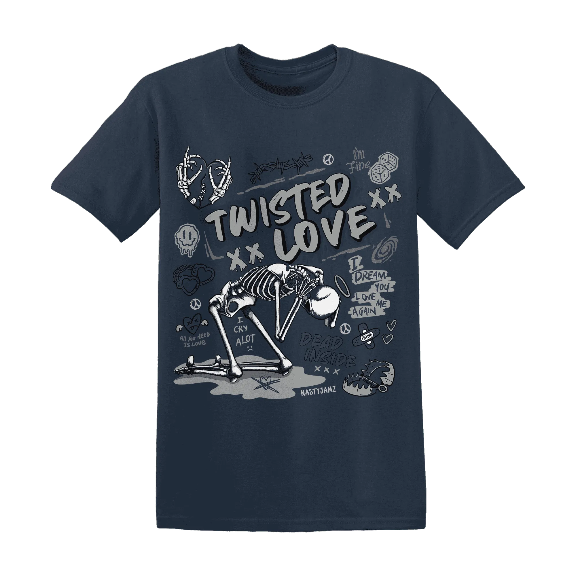 VaporMax-Plus-Midnight-Navy-White-Metallic-Silver-T-Shirt-Match-Twisted-Love