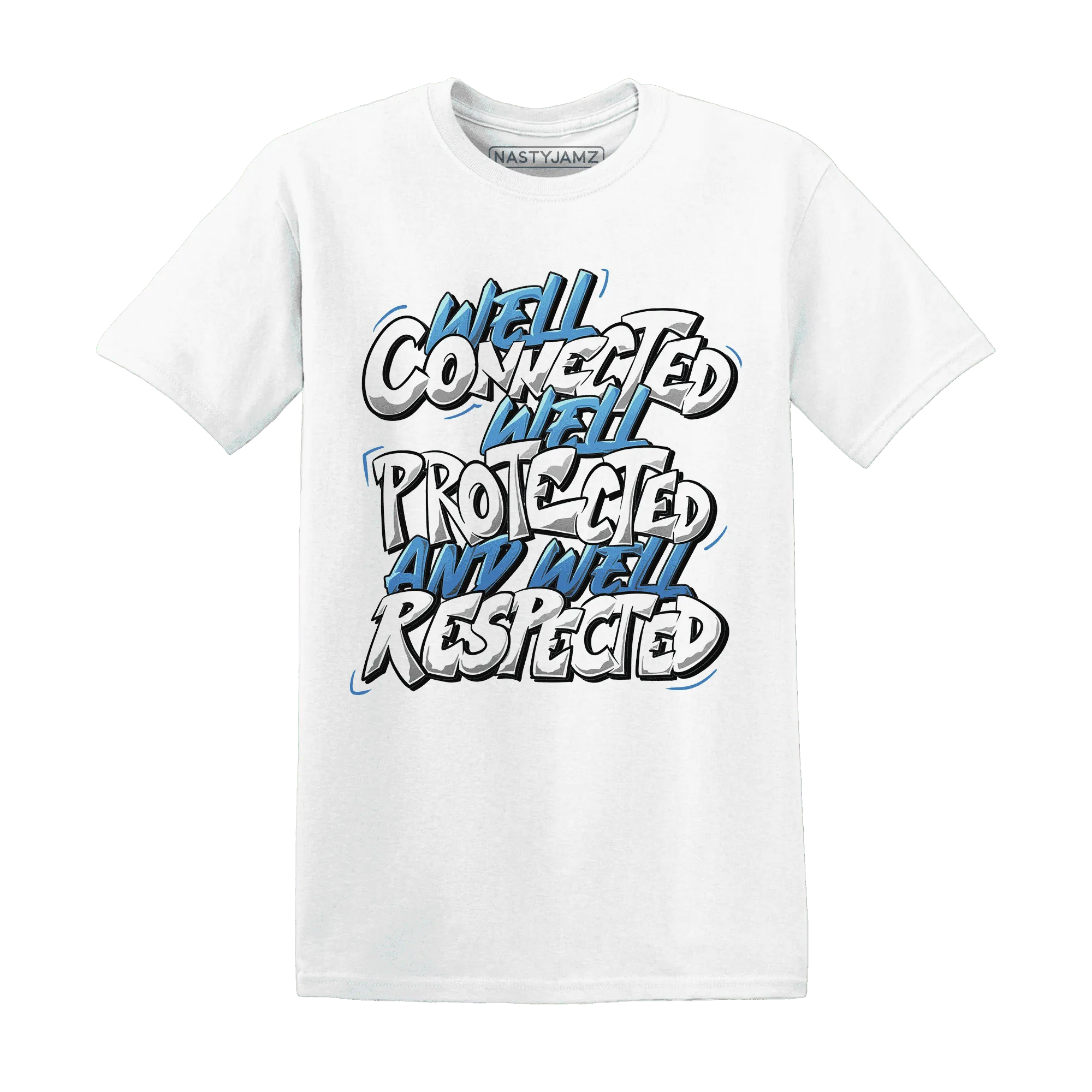 NastyJamz-Carolina-Blue-Univercitii-17s-T-Shirt-Match-WELL