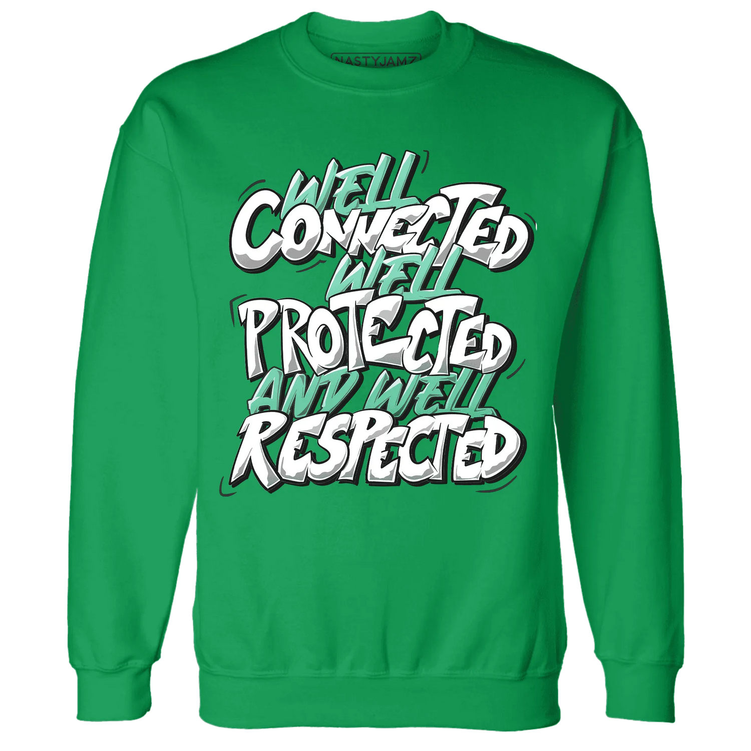 High-OG-Green-Glow-1s-Sweatshirt-Match-WELL
