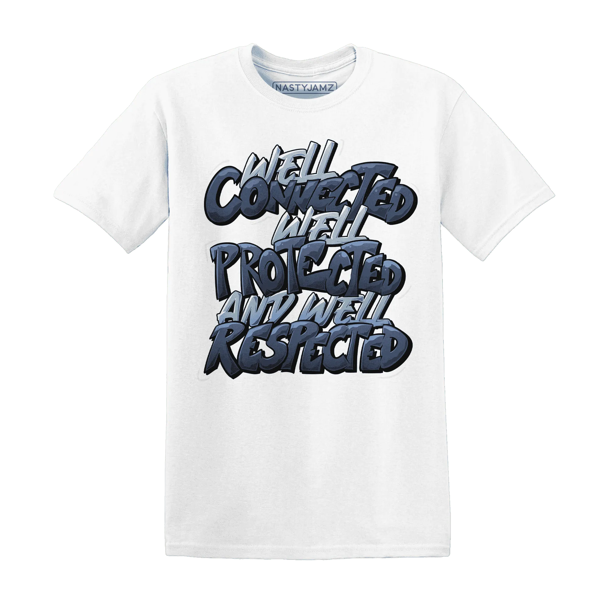 Mid-Diffused-Blue-Grey-1s-T-Shirt-Match-WELL