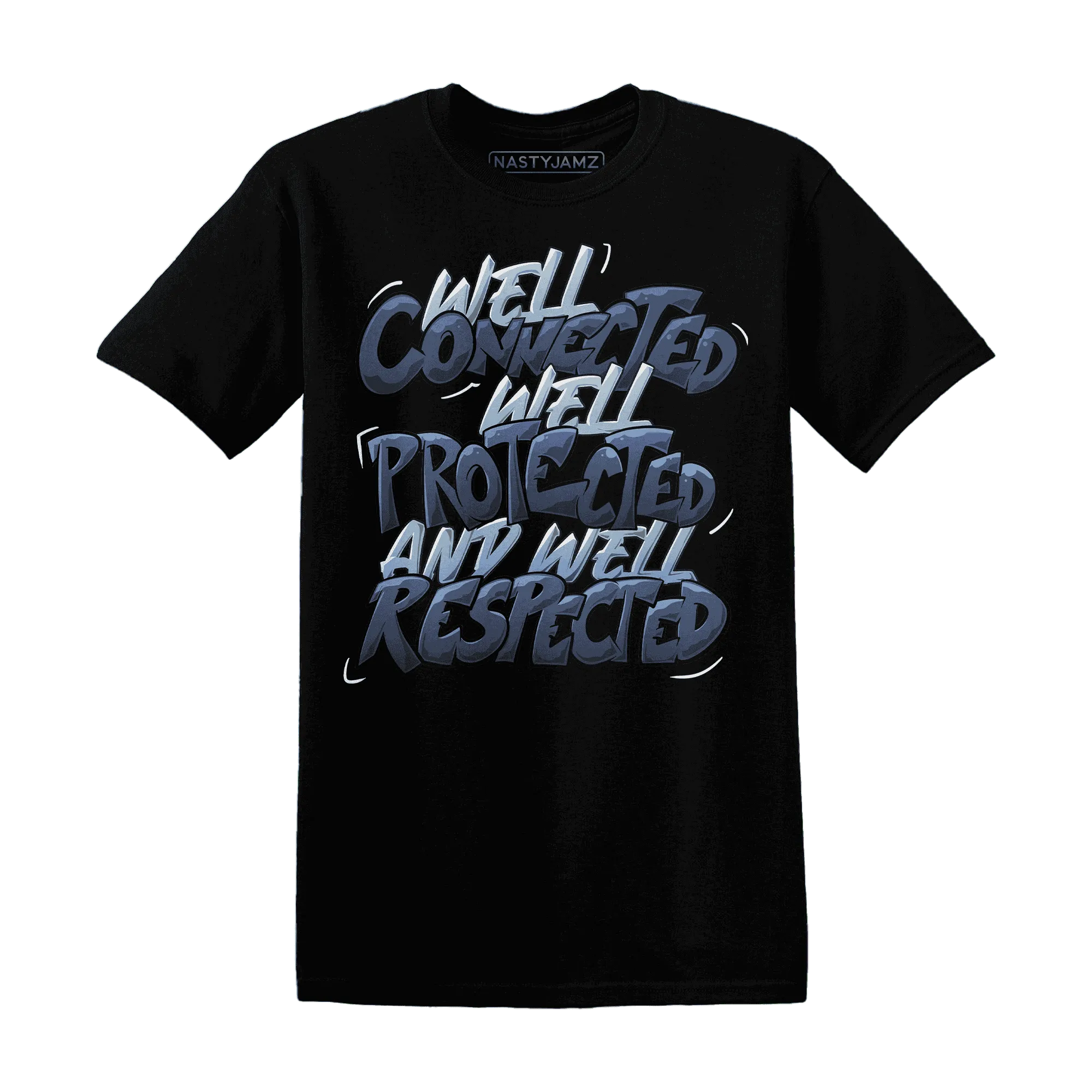 Mid-Diffused-Blue-Grey-1s-T-Shirt-Match-WELL