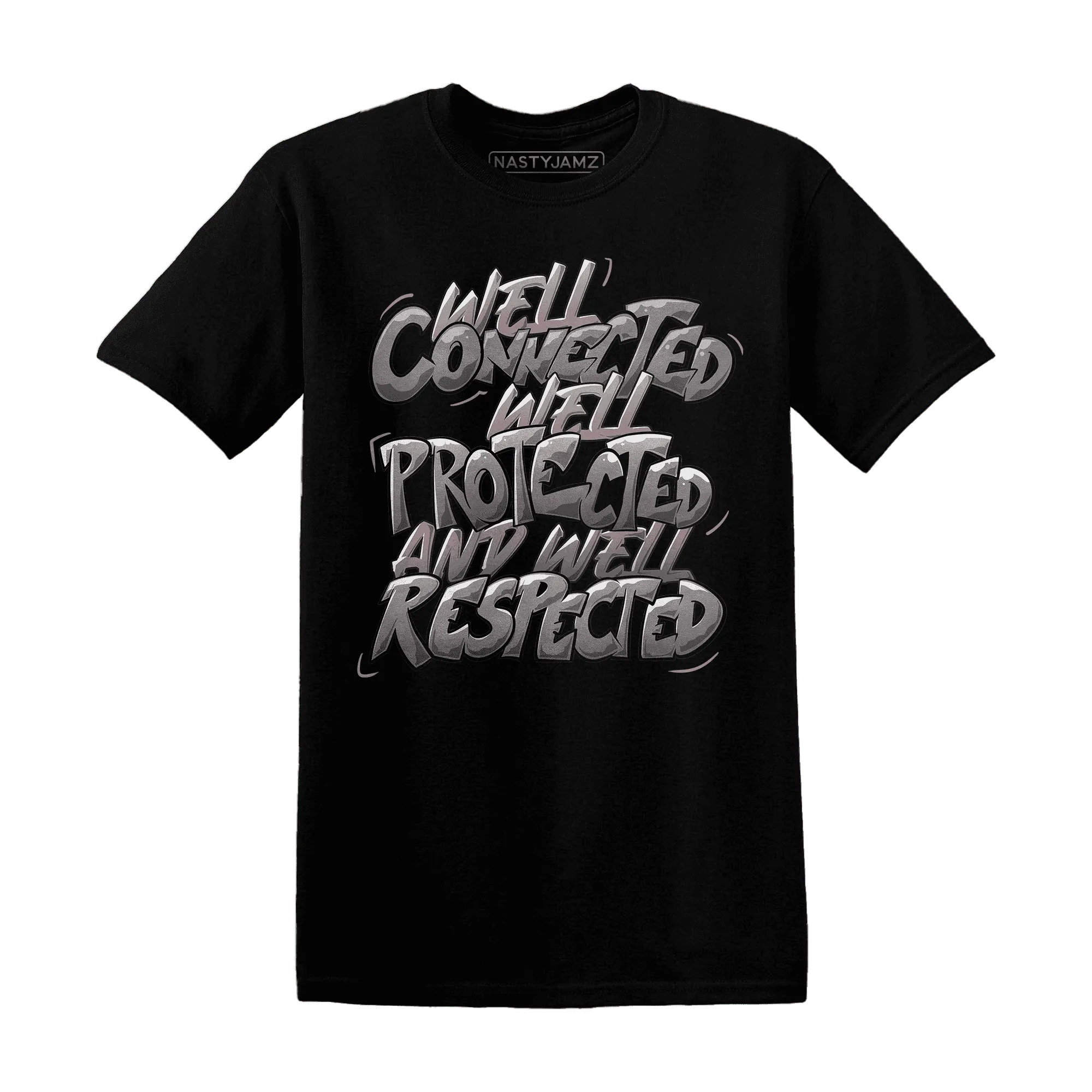 NastyJamz-Black-Violet-Ore-3s-T-Shirt-Match-WELL