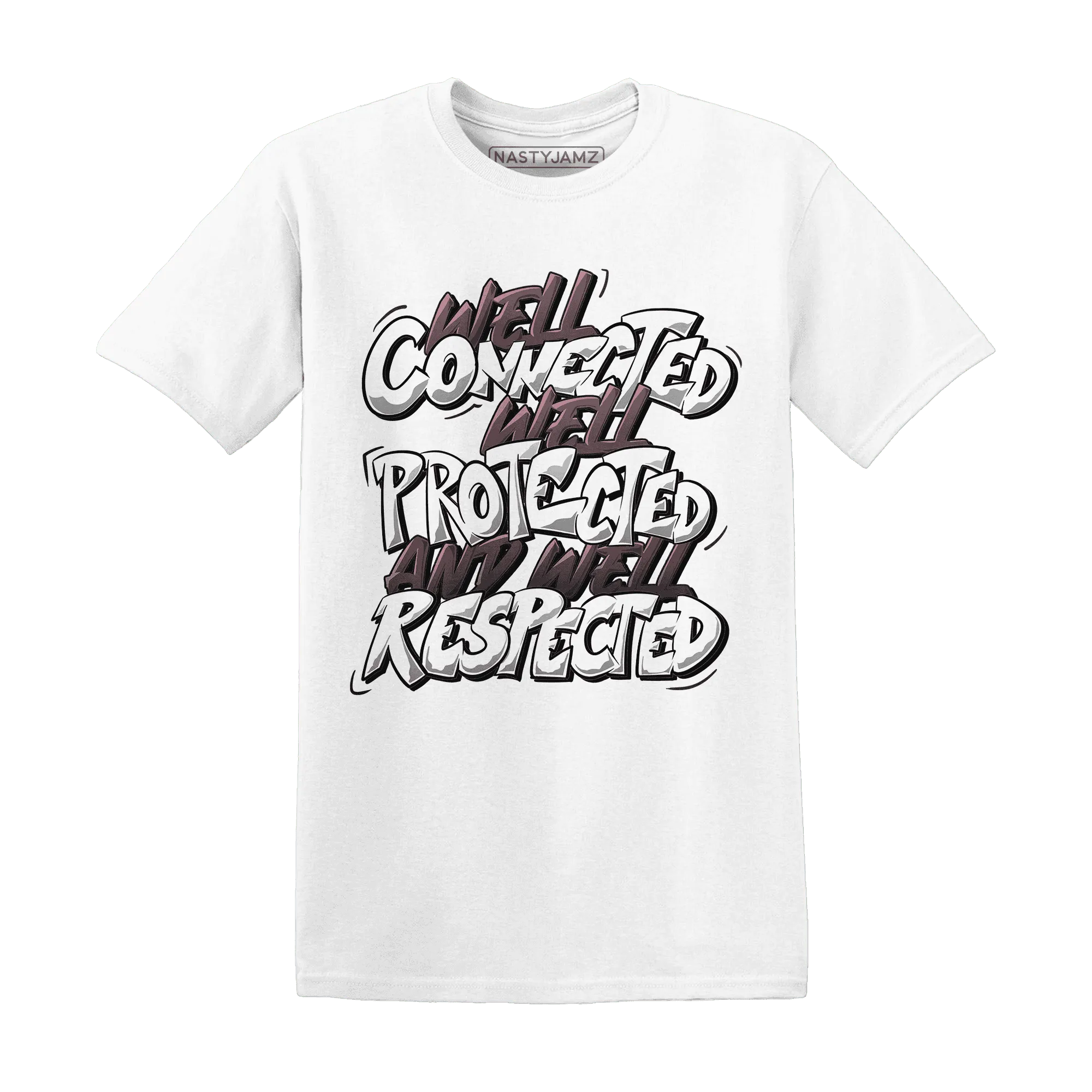 NastyJamz-Burgundy-Crush-3s-T-Shirt-Match-WELL