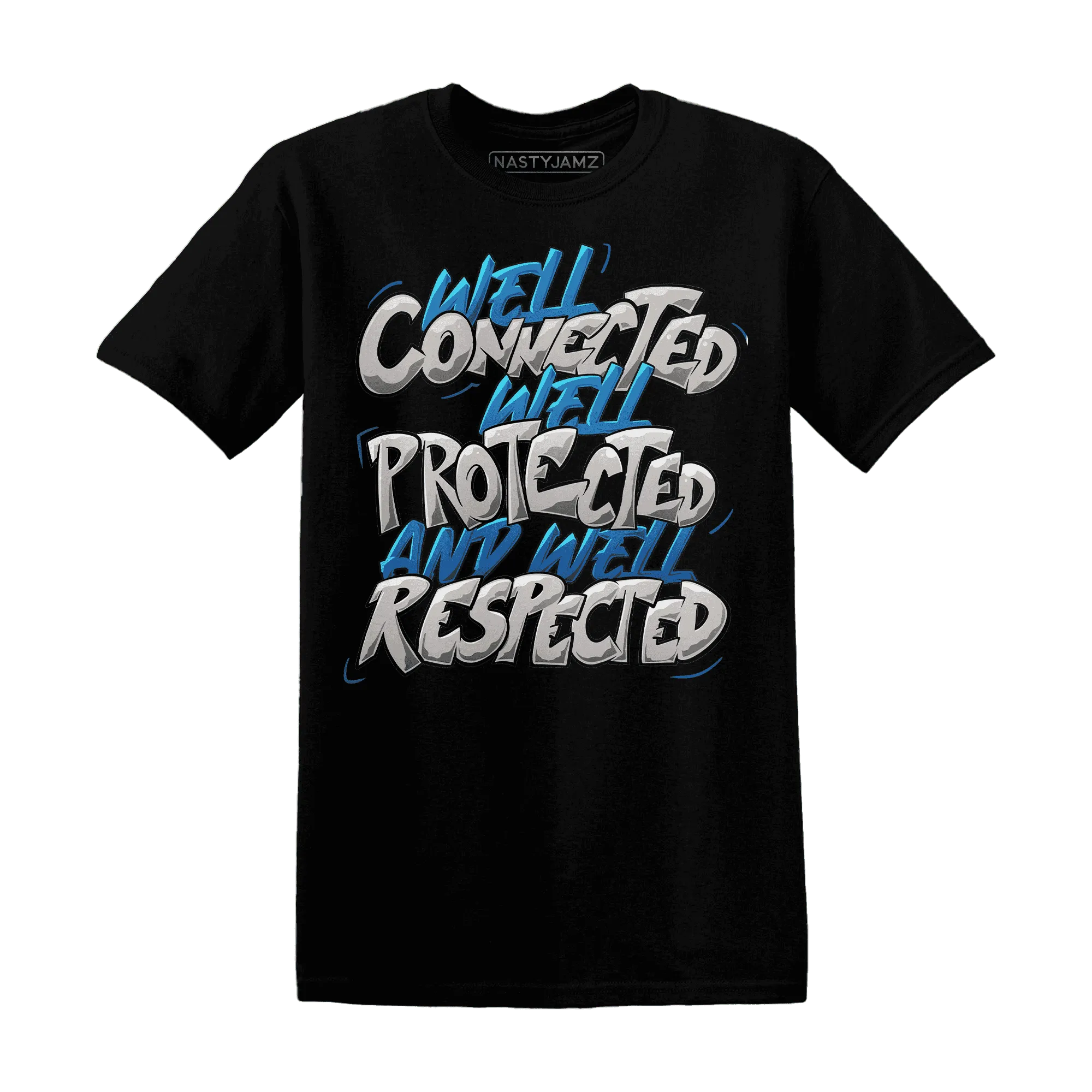 Industrial-Blue-4s-T-Shirt-Match-WELL