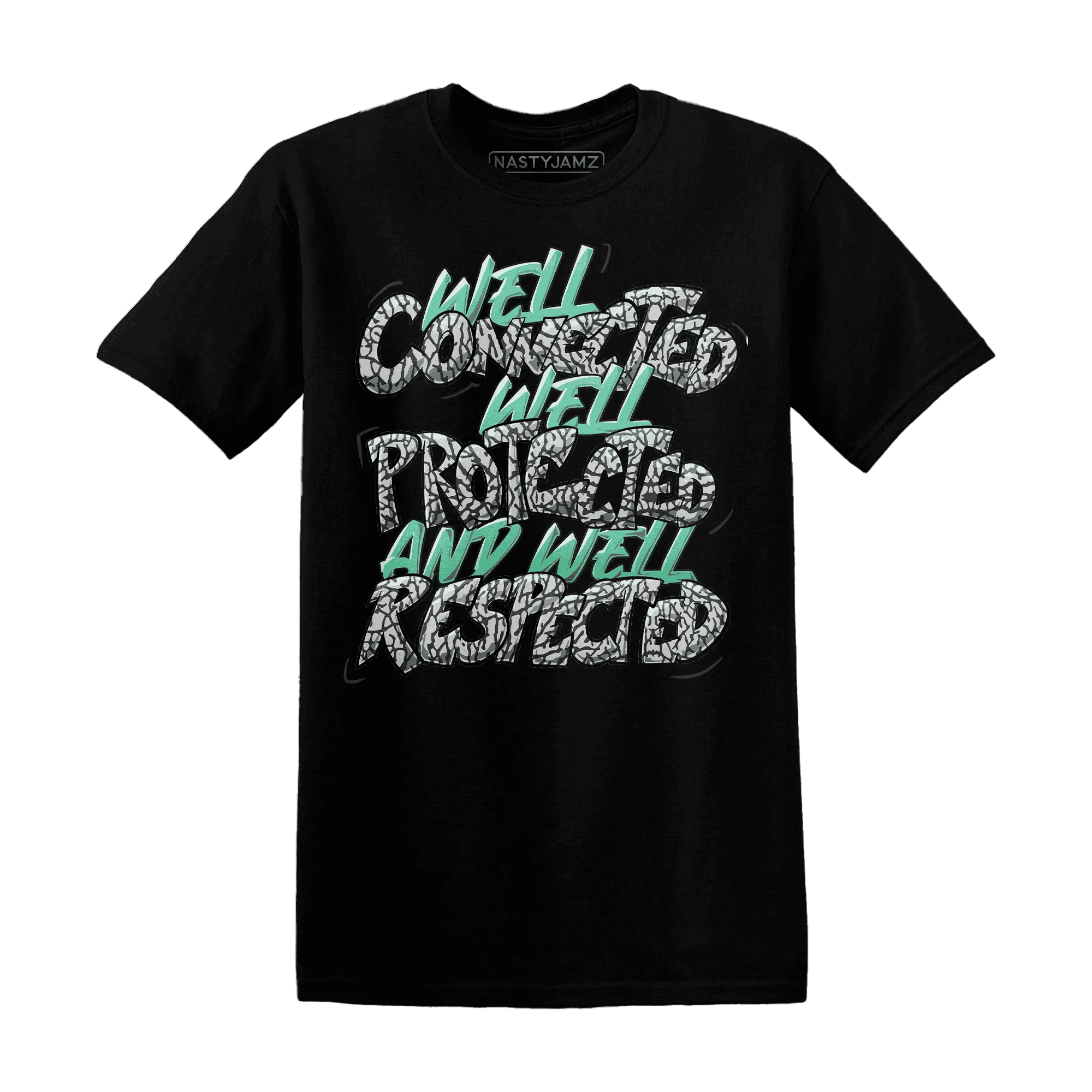 Green-Glow-3s-T-Shirt-Match-WELL