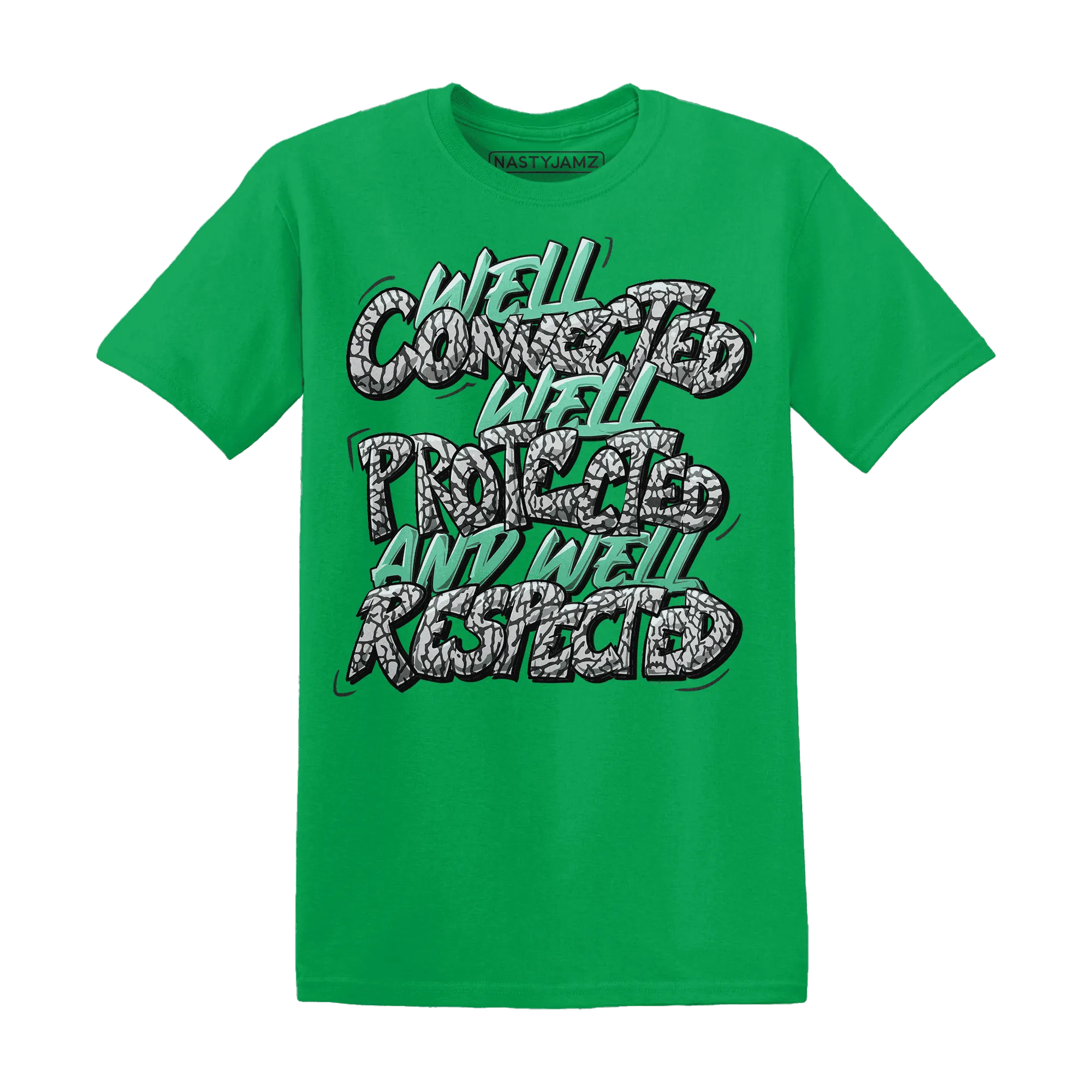 Green-Glow-3s-T-Shirt-Match-WELL