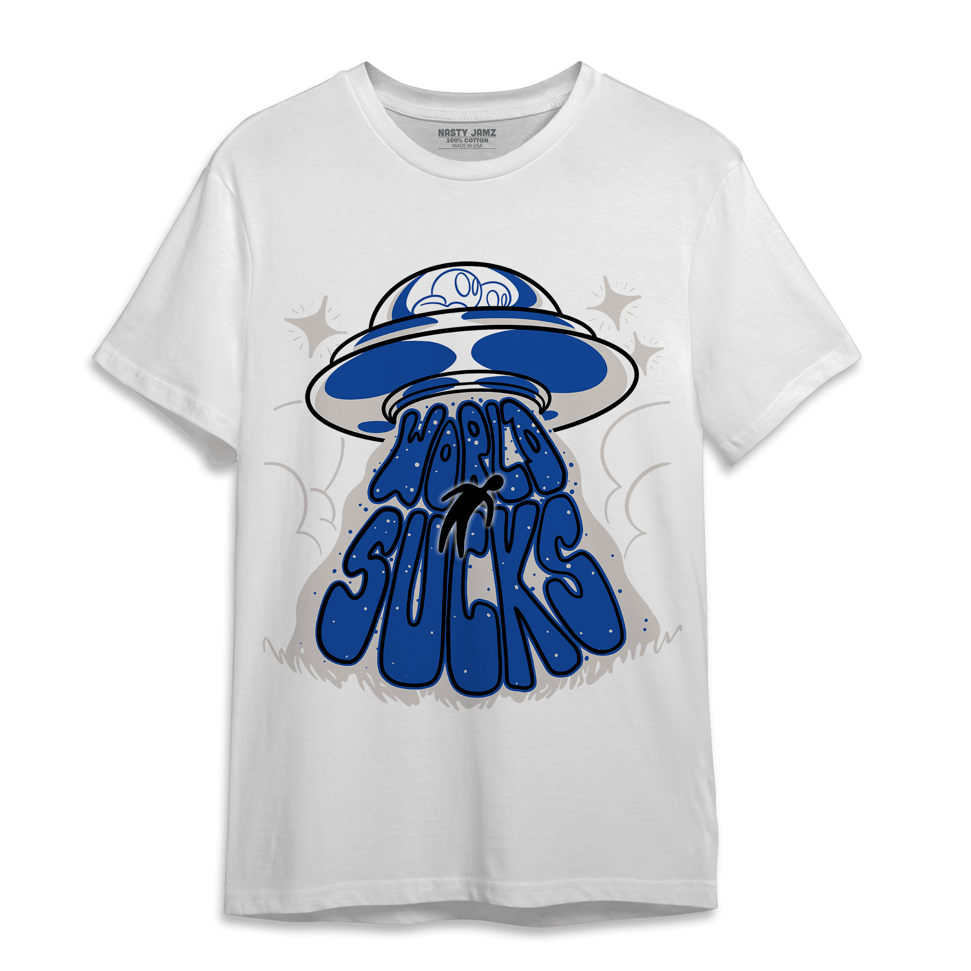 Air Max 1 86 Royal T Shirt Match World Sucks - NastyJamz