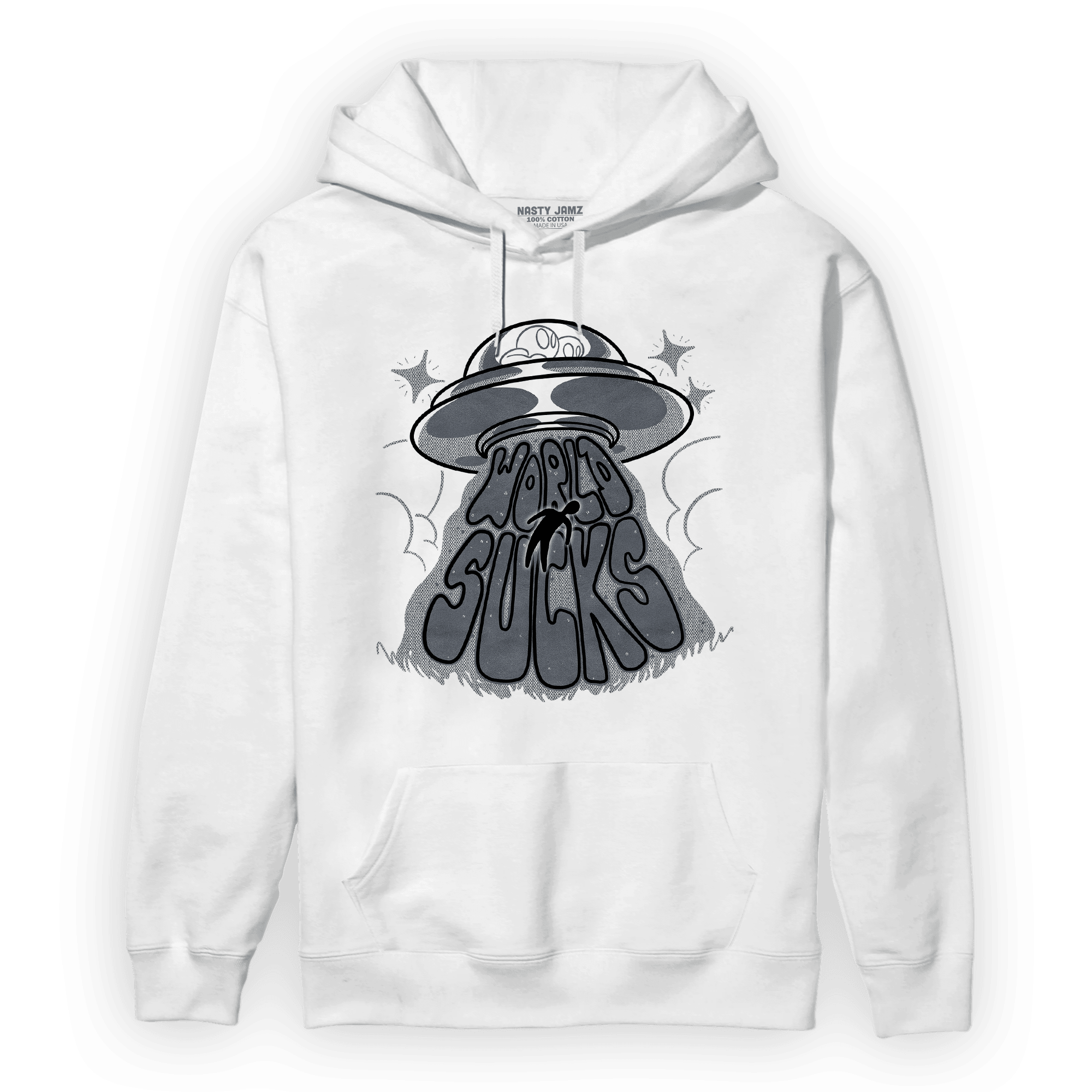 Air Max 90 Iron Grey Hoodie Match World Sucks - NastyJamz