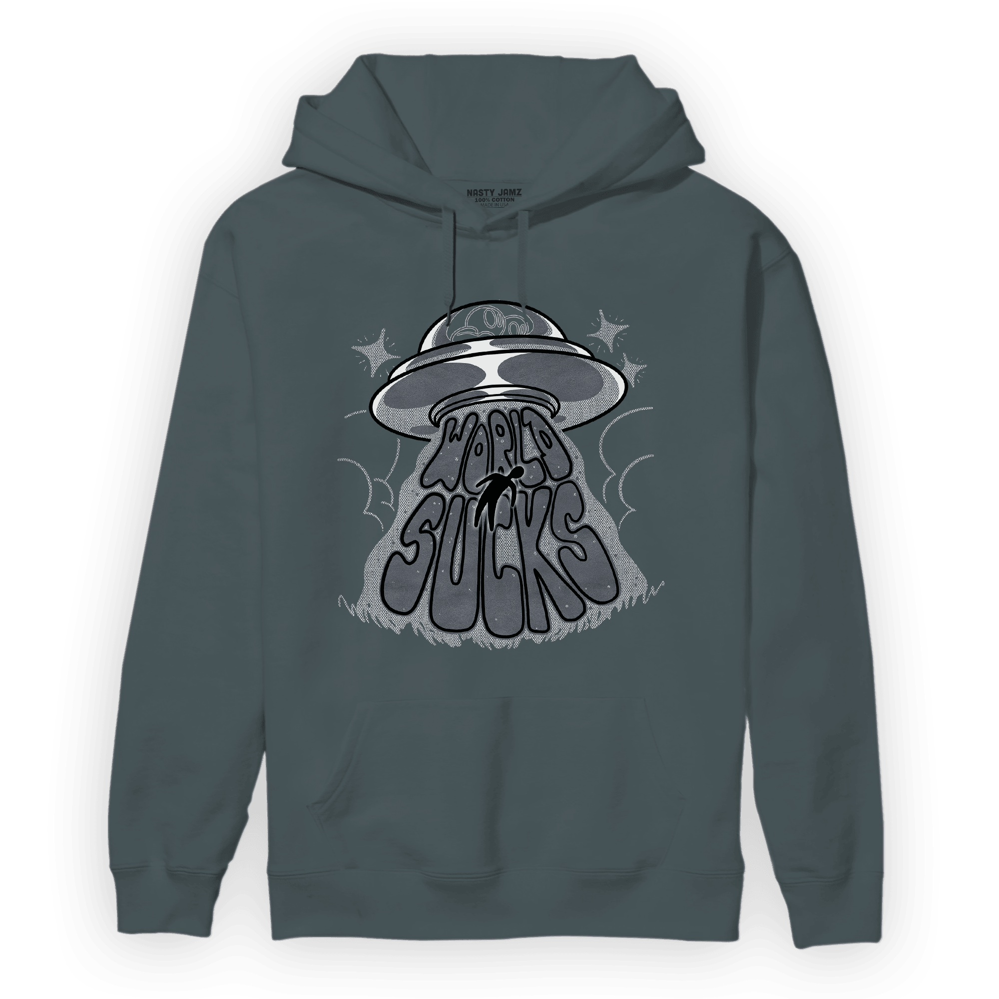 Air Max 90 Iron Grey Hoodie Match World Sucks - NastyJamz