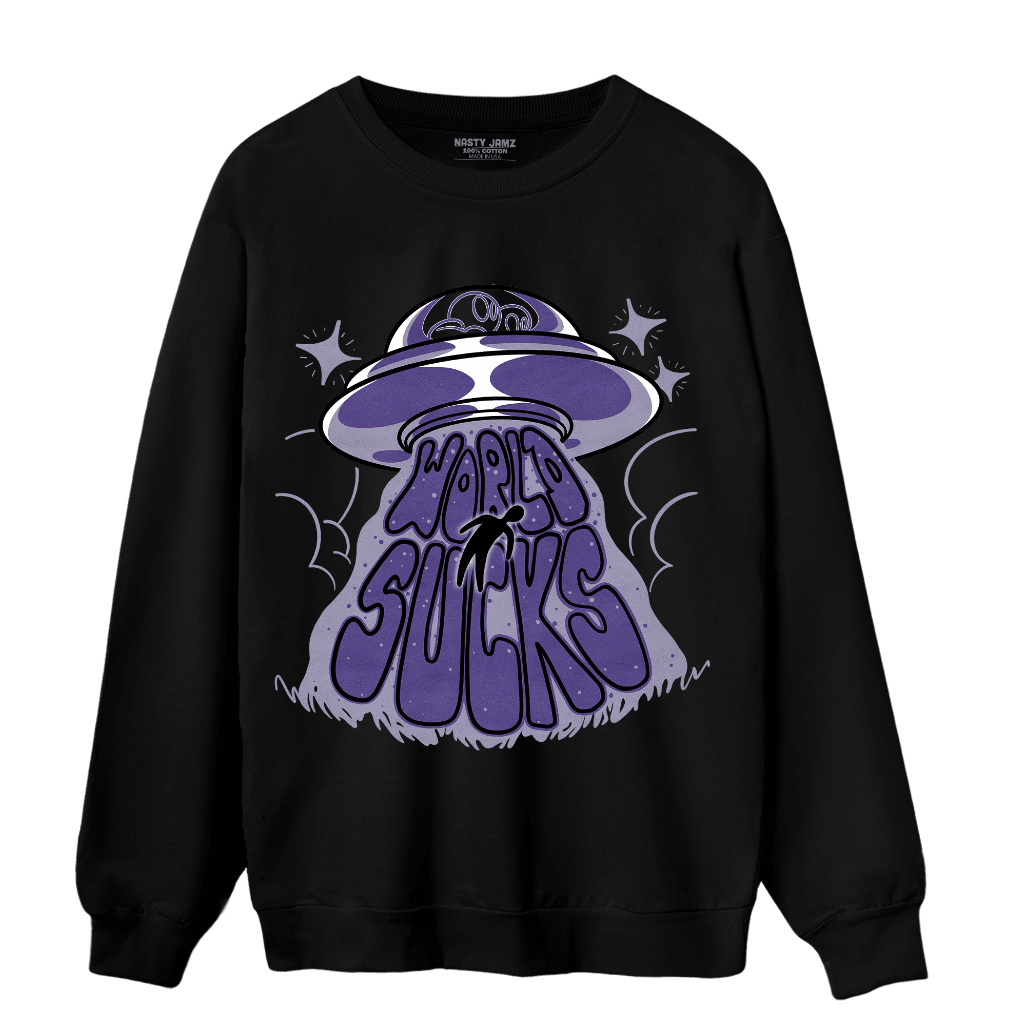 Dunk Low Plum Sweatshirt Match World Sucks - NastyJamz