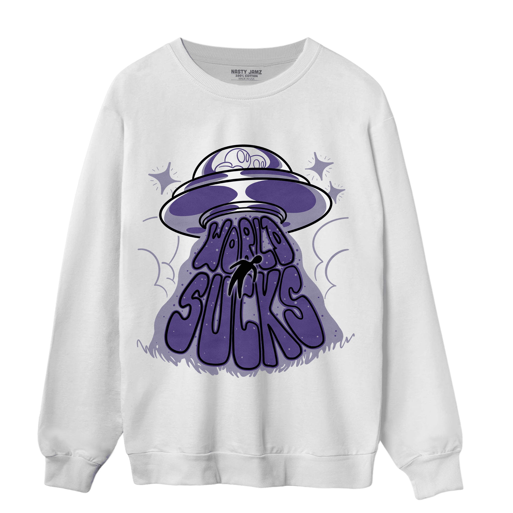 Dunk Low Plum Sweatshirt Match World Sucks - NastyJamz