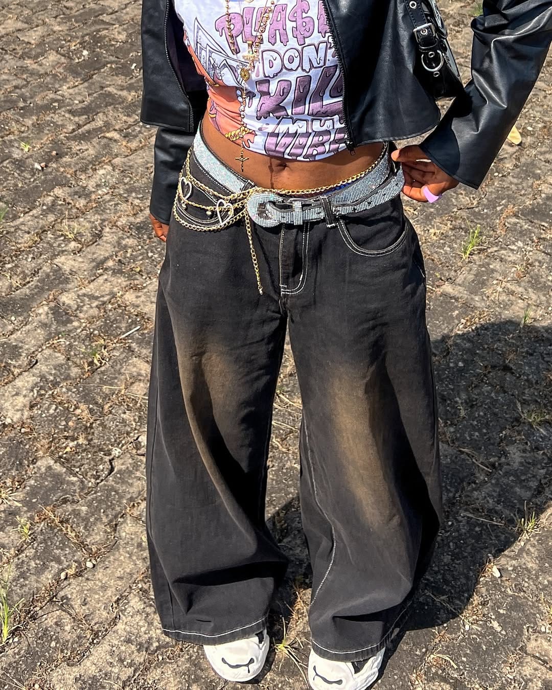 NastyJamz Black Violet Ore 3s Tee Match Please Don&