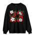 Dunk Low Mystic Red Sweatshirt Match 23 Floral - NastyJamz
