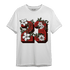 Dunk Low Mystic Red T Shirt Match 23 Floral - NastyJamz
