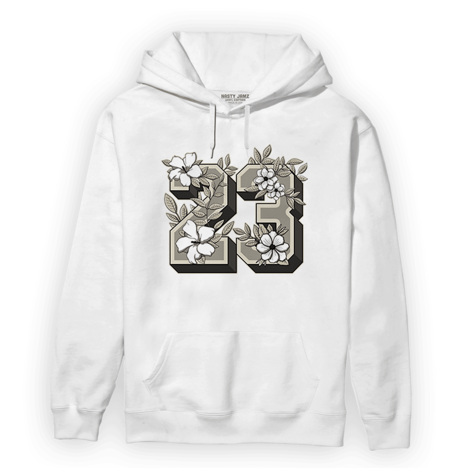 Gratitude 11s Hoodie Match 23 Floral - NastyJamz