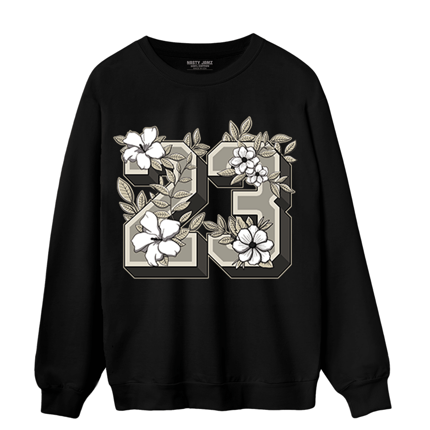 Gratitude 11s Sweatshirt Match 23 Floral - NastyJamz