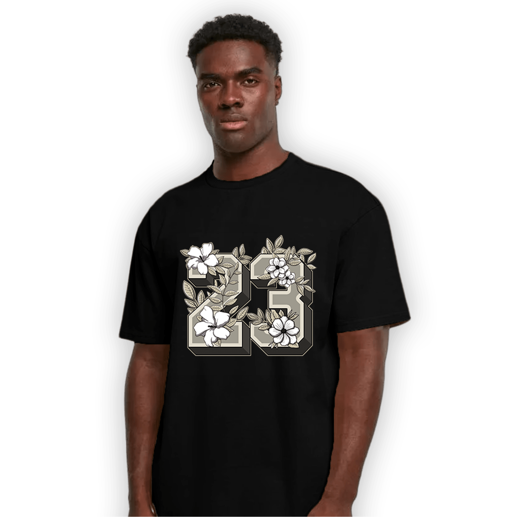 Gratitude 11s T Shirt Match 23 Floral - NastyJamz