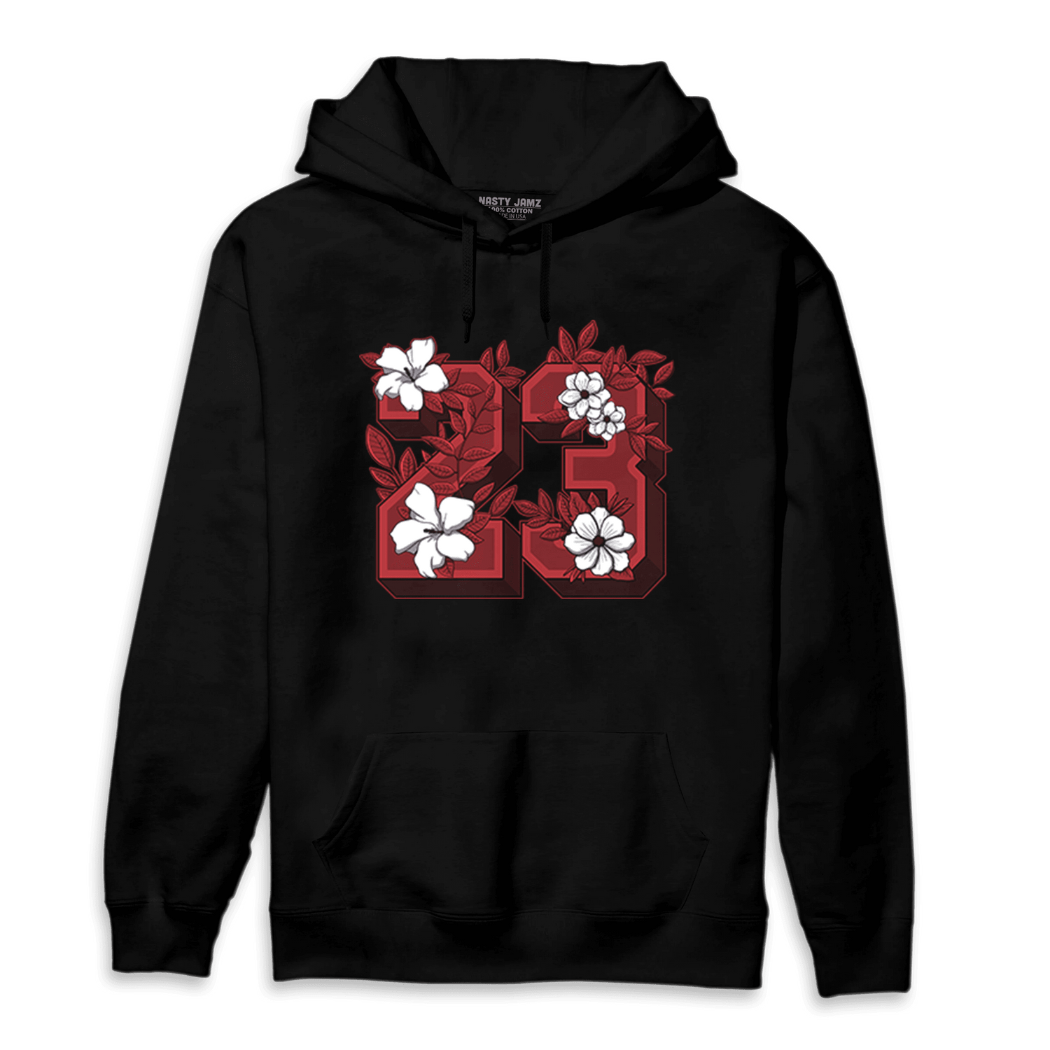 Cherry 12s Hoodie Match 23 Floral - NastyJamz