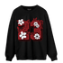 Cherry 12s Sweatshirt Match 23 Floral - NastyJamz