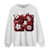 Cherry 12s Sweatshirt Match 23 Floral - NastyJamz
