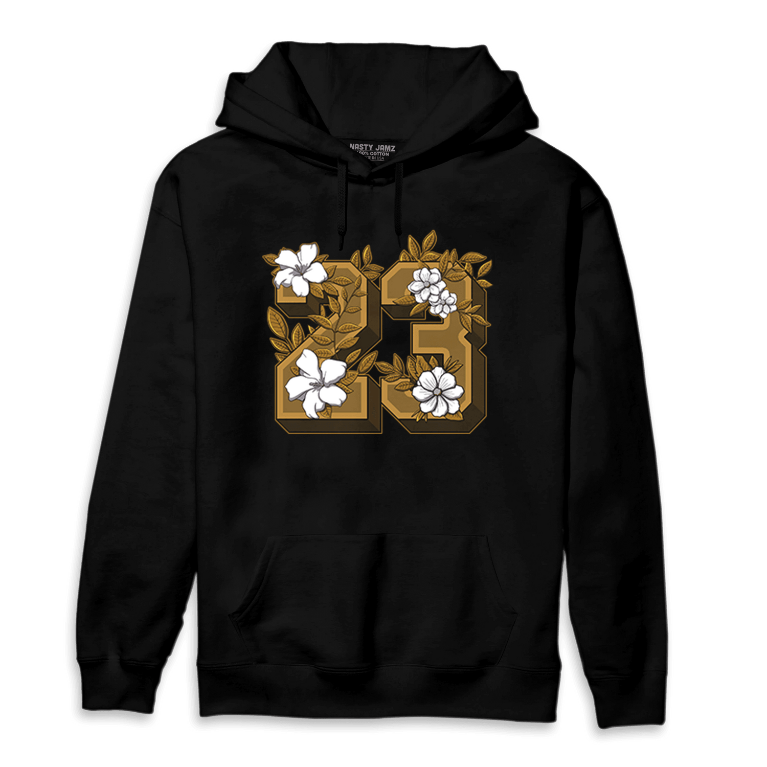 Wheat 13s Hoodie Match 23 Floral - NastyJamz