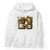 Wheat 13s Hoodie Match 23 Floral - NastyJamz