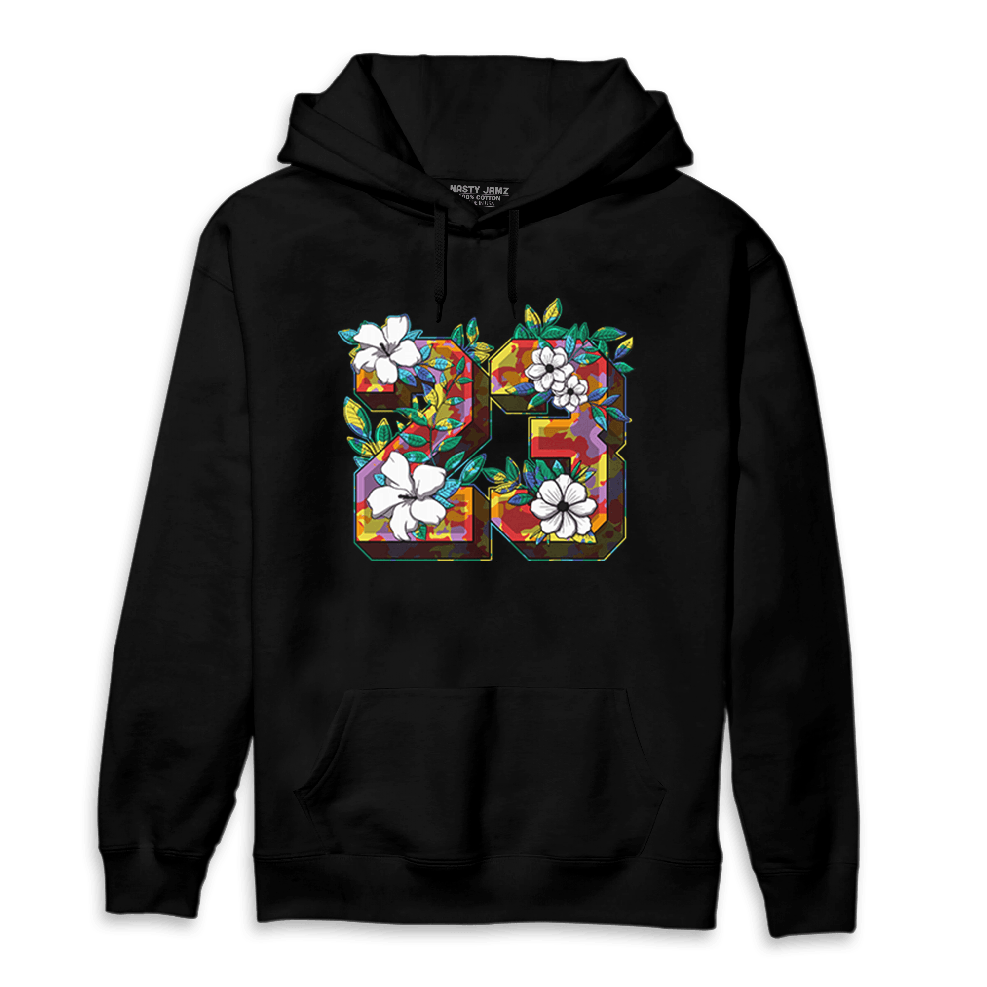 Mid GS Six Championships 1s Hoodie Match 23 Floral - NastyJamz