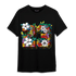Mid GS Six Championships 1s T Shirt Match 23 Floral - NastyJamz