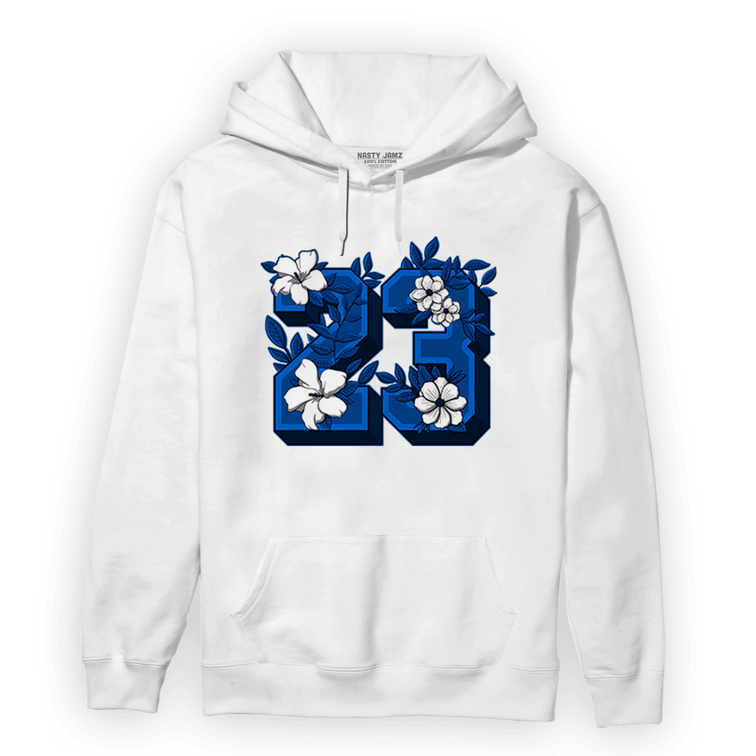 Royal Reimagined 1s Hoodie Match 23 Floral - NastyJamz