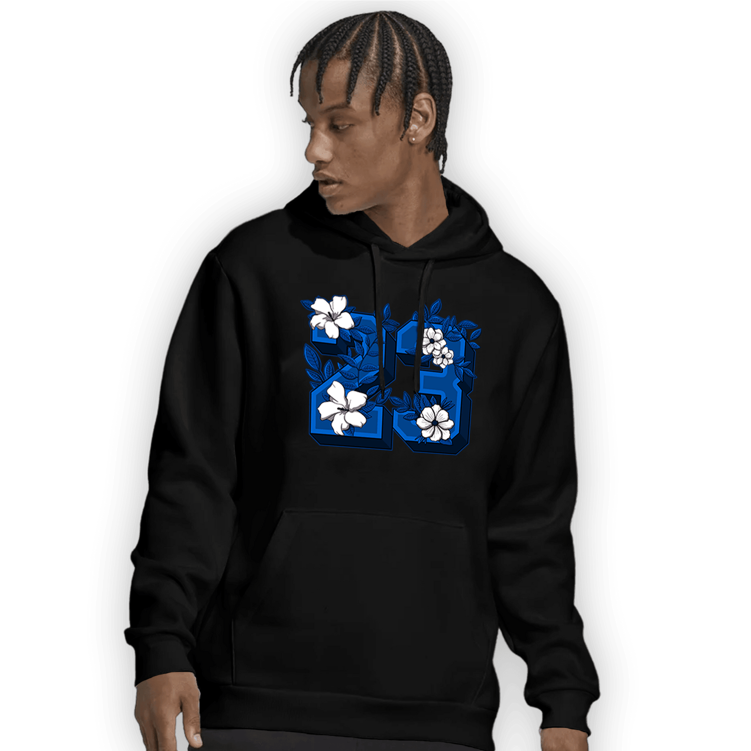 Royal Reimagined 1s Hoodie Match 23 Floral - NastyJamz