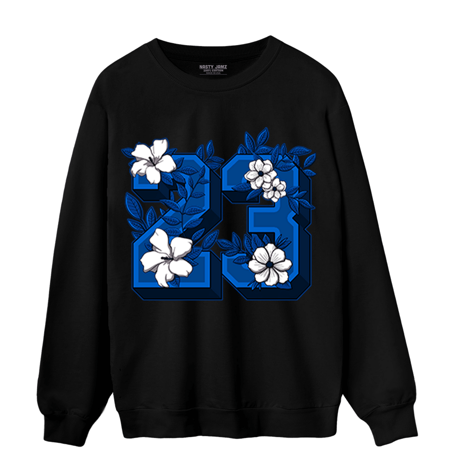 Royal Reimagined 1s Sweatshirt Match 23 Floral - NastyJamz