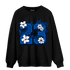 Royal Reimagined 1s Sweatshirt Match 23 Floral - NastyJamz