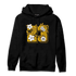 Yellow Ochre 1s Hoodie Match 23 Floral - NastyJamz