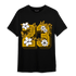 Yellow Ochre 1s T Shirt Match 23 Floral - NastyJamz