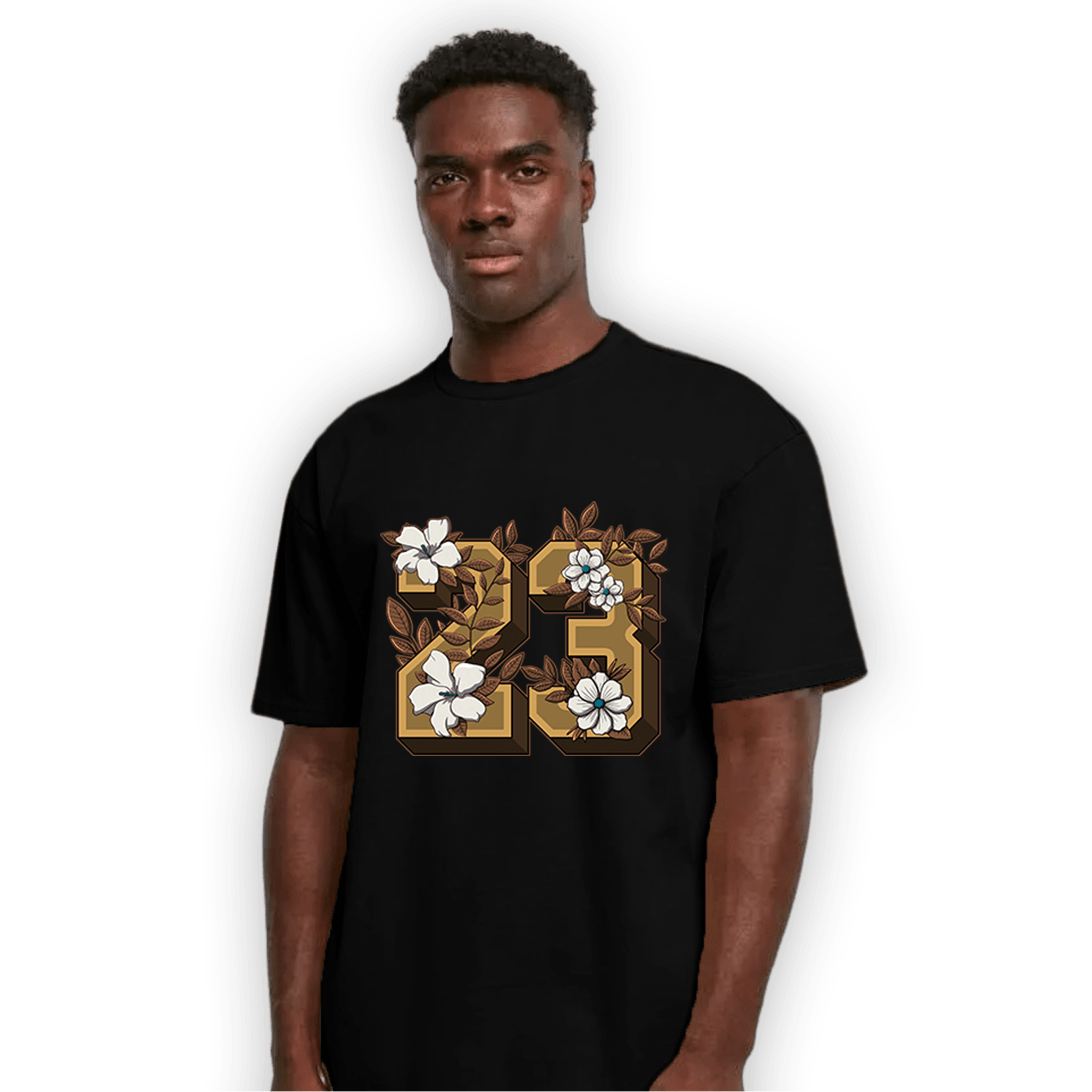 Cacao Wow 4s T Shirt Match 23 Floral - NastyJamz